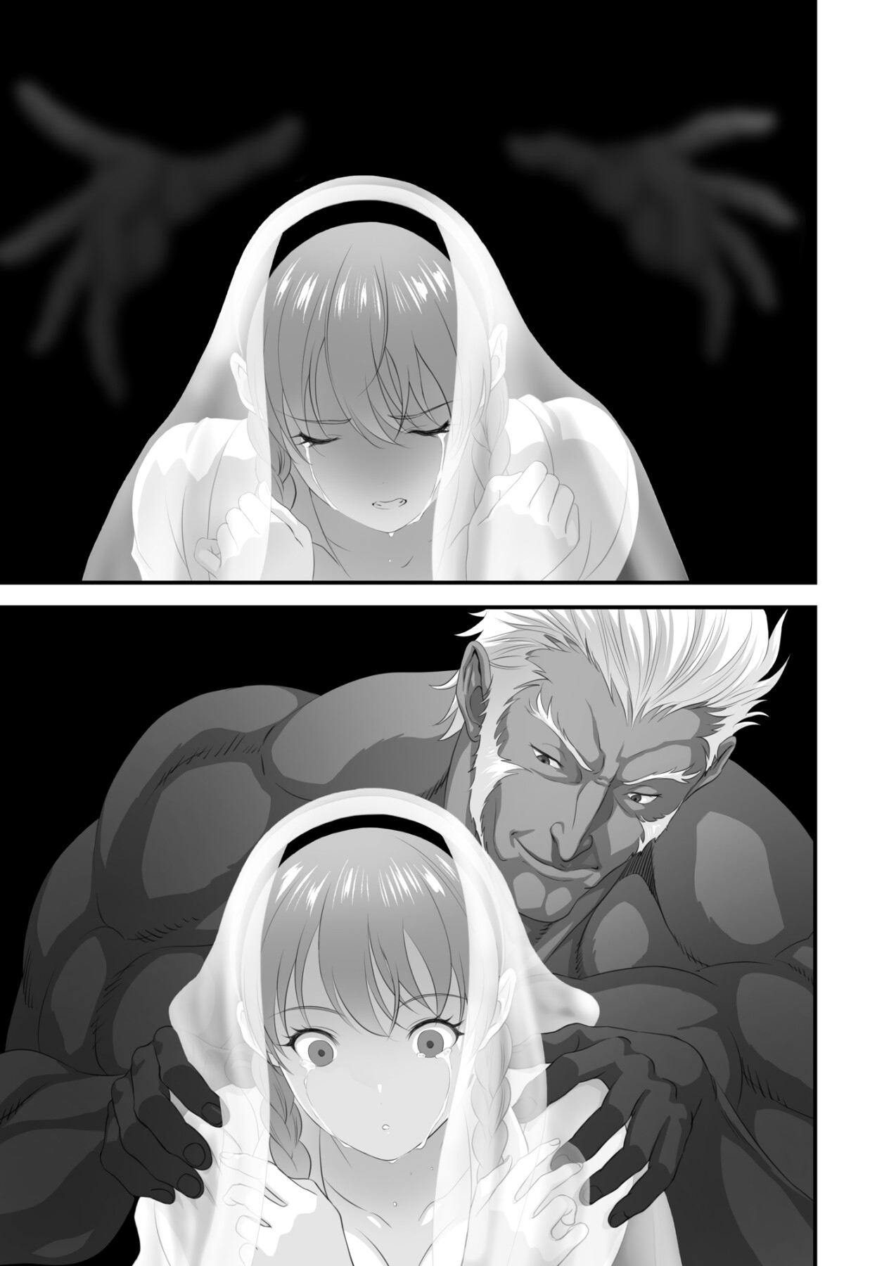 Hentai Manga Comic-The End of the Line for the Cuckold Hero Side Story-Read-14